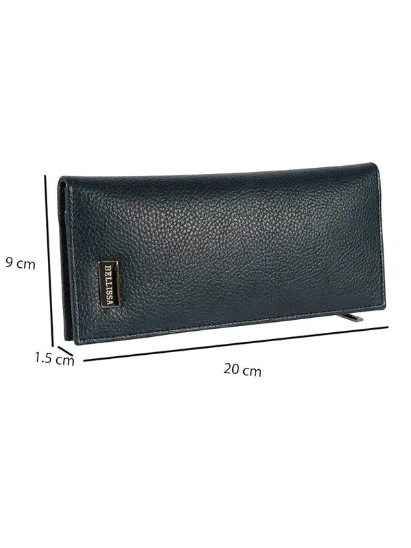 Blue_Premium_Pu_Leather_Wallet_For_Women