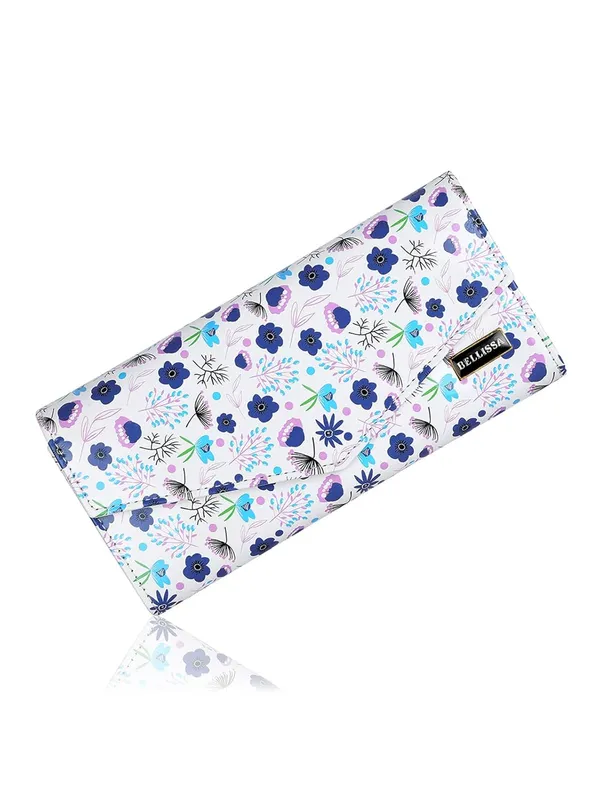 Blue_Premium_Pu_Leather_Wallet_For_Women