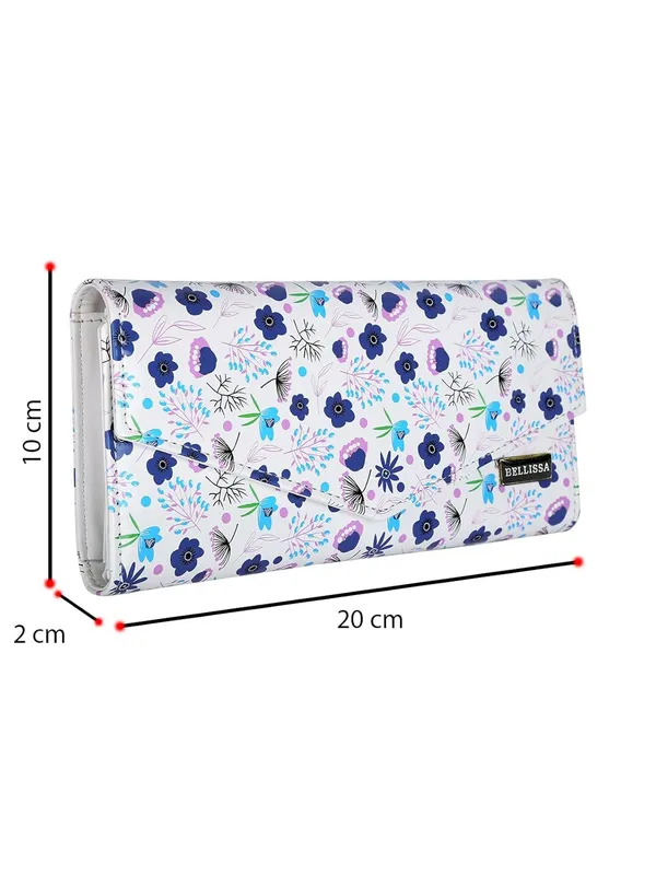 Blue_Premium_Pu_Leather_Wallet_For_Women