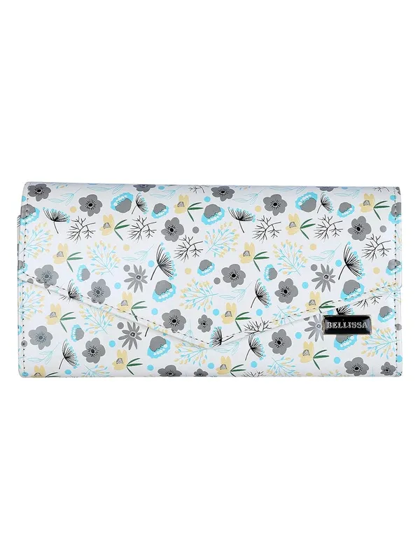 Grey_Premium_Pu_Leather_Wallet_For_Women