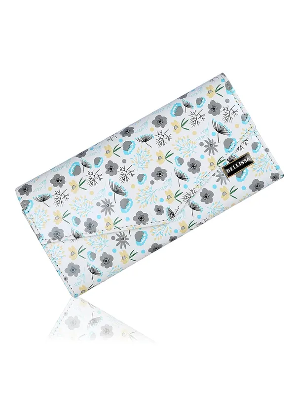 Grey_Premium_Pu_Leather_Wallet_For_Women