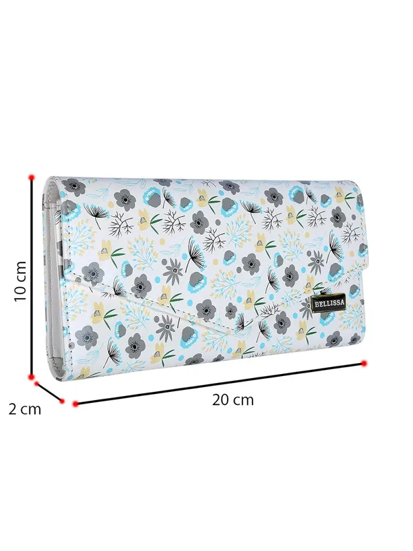 Grey_Premium_Pu_Leather_Wallet_For_Women