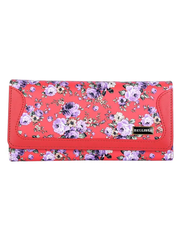 Red_Premium_Pu_Leather_Wallet_For_Women