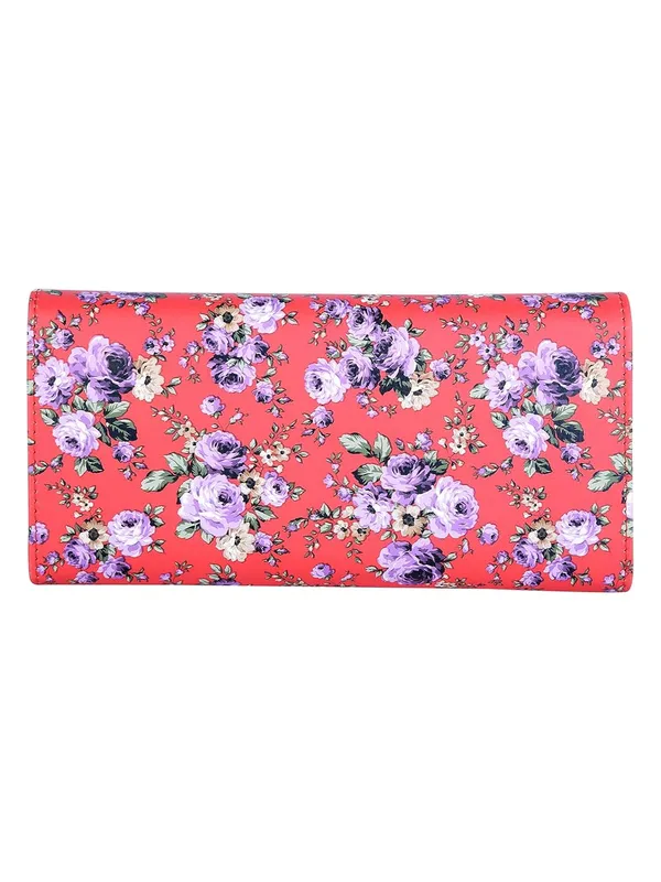 Red_Premium_Pu_Leather_Wallet_For_Women