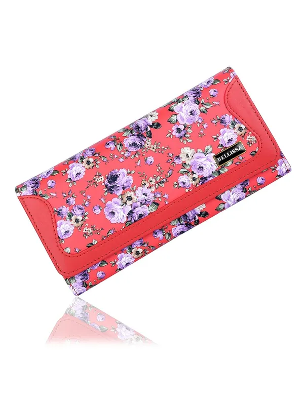 Red_Premium_Pu_Leather_Wallet_For_Women