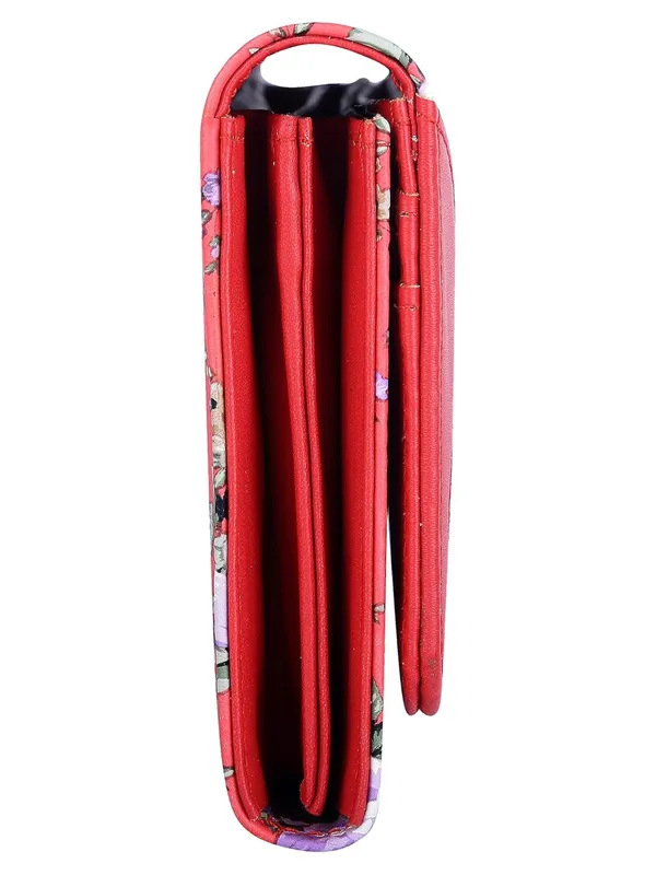 Red_Premium_Pu_Leather_Wallet_For_Women