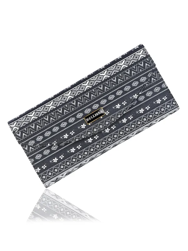 Black_Premium_Pu_Leather_Wallet_For_Women