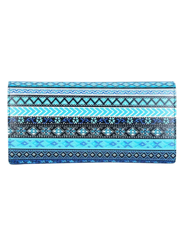 Blue_Premium_Pu_Leather_Wallet_For_Women