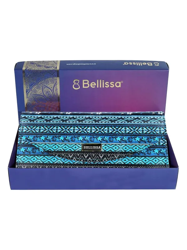 Blue_Premium_Pu_Leather_Wallet_For_Women