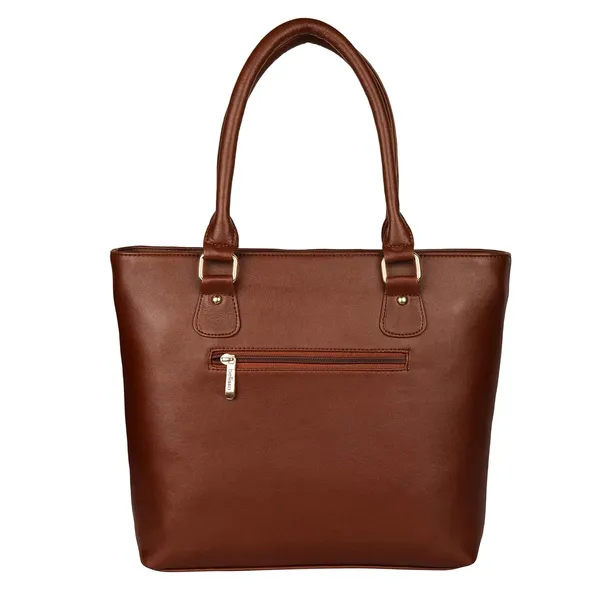 Tan_Premium_Pu_Leather_Combo_Handbag_For_Women