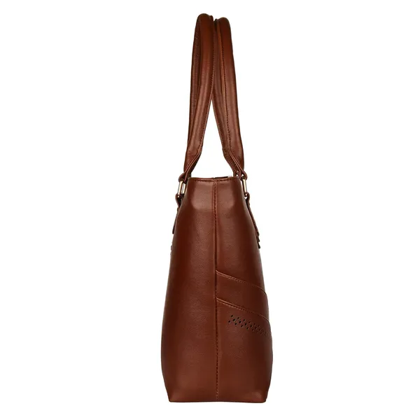 Tan_Premium_Pu_Leather_Combo_Handbag_For_Women