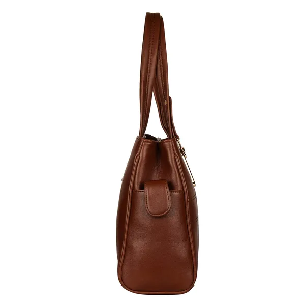 Tan_Premium_Pu_Leather_Combo_Handbag_For_Women