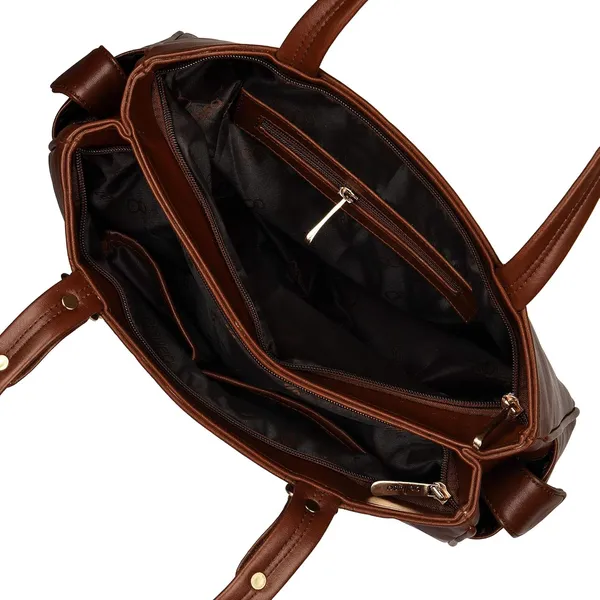 Tan_Premium_Pu_Leather_Combo_Handbag_For_Women