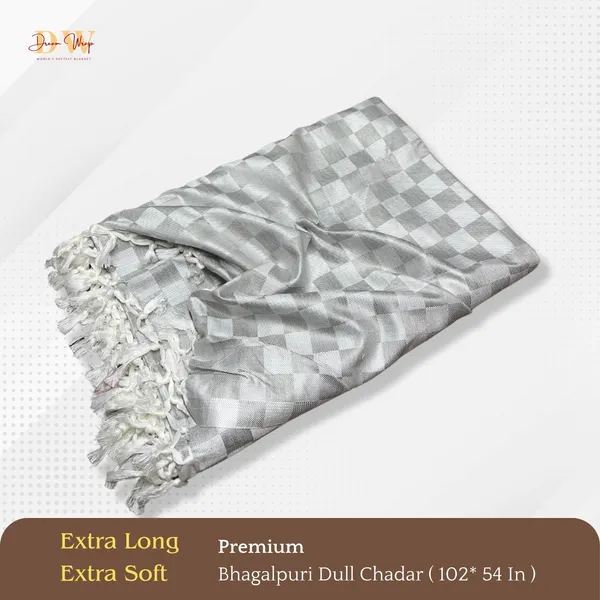 3D_Grey_Cotton_Queen_Size_Bhagalpuri_Dull_Blanket