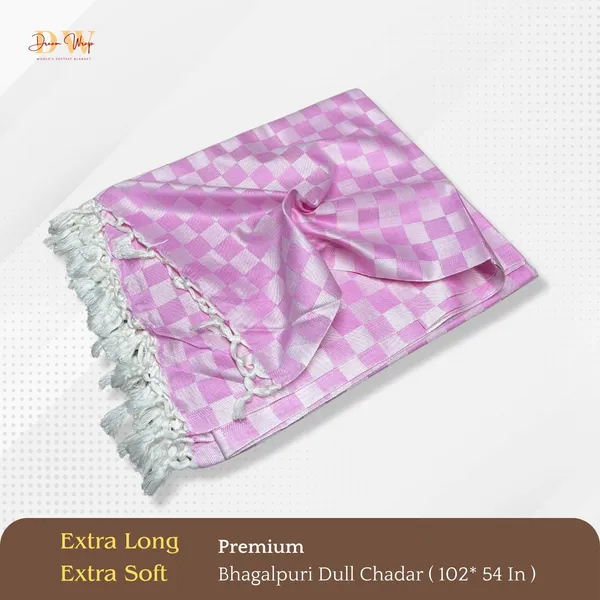 3D_Pink_Cotton_Queen_Size_Bhagalpuri_Dull_Blanket