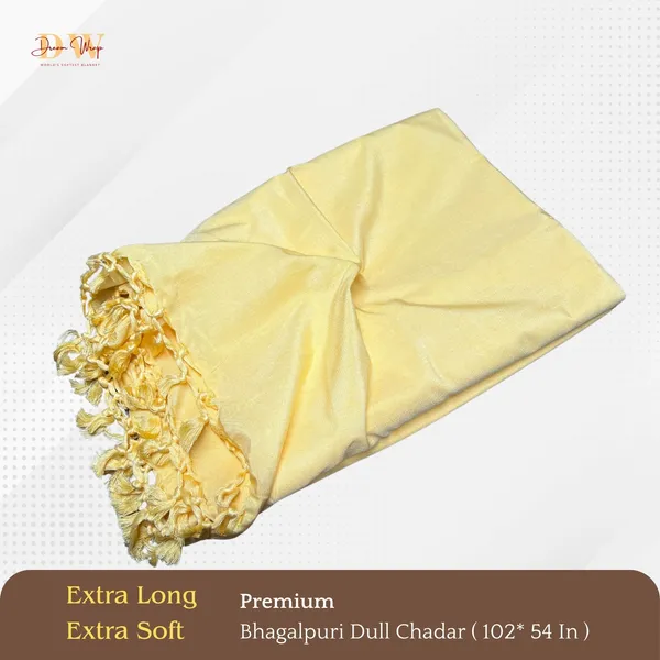 Plain_Mustard_Cotton_Queen_Size_Bhagalpuri_Dull_Blanket