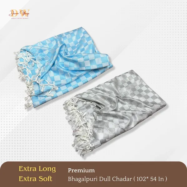 Pack_Of_2_3D_Sky_Blue_&_Grey_Cotton_Queen_Size_Bhagalpuri_Dull_Blanket