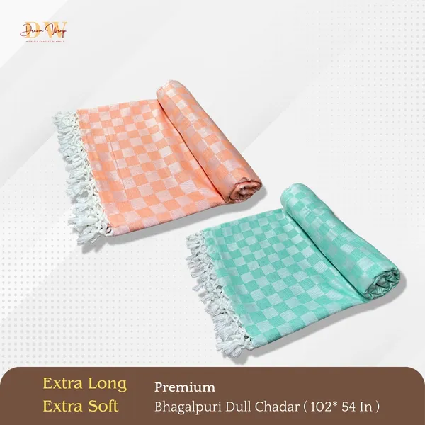 Pack_Of_2_3D_Orange_&_Teal_Cotton_Queen_Size_Bhagalpuri_Dull_Blanket
