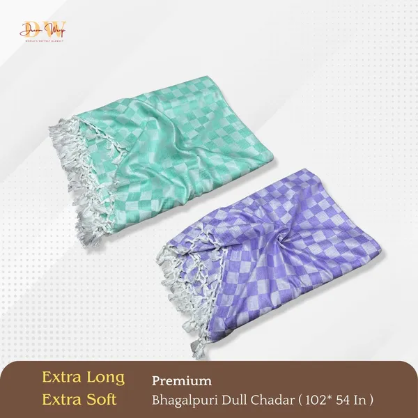 Pack_Of_2_3D_Teal_&_Violet_Cotton_Queen_Size_Bhagalpuri_Dull_Blanket