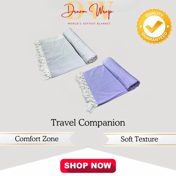 Pack_Of_2_Plain_Grey_&_Violet_Cotton_Queen_Size_Bhagalpuri_Dull_Blanket