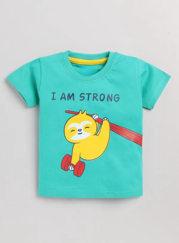 Multicolor_Pure_Cotton_T-Shirt_For_Baby_Boys_&_Baby_Girls