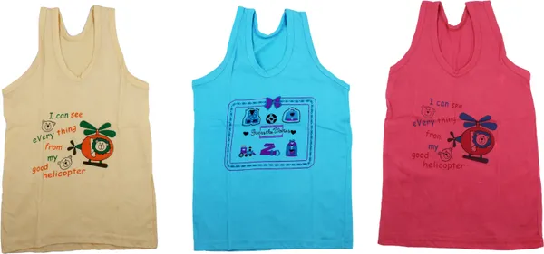 Multicolor_Cotton_Blend_Sleeveless_Vest_For_Boys_&_Girls_(Pack_Of_3)