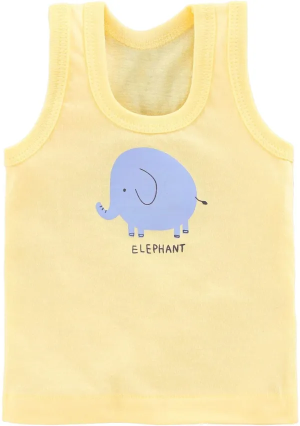 Multicolor_Cotton_Blend_Sleeveless_Vest_For_Baby_Boys_&_Baby_Girls_(Pack_Of_6)
