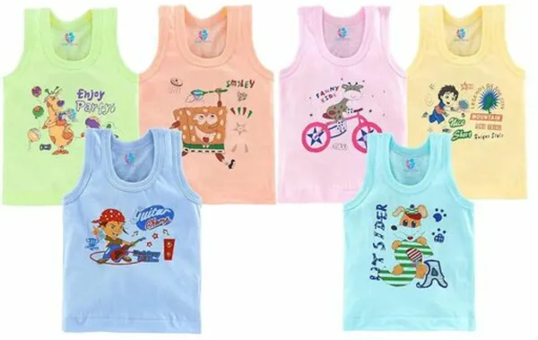 Multicolor_Cotton_Blend_Sleeveless_Vest_For_Baby_Boys_(Pack_Of_6)