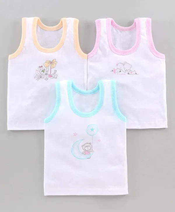 White_Cotton_Blend_Sleeveless_Vest_For_Baby_Boys_&_Baby_Girls_(Pack_Of_3)