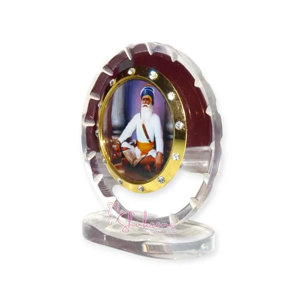 Shukrana_Blessings_Baba_Deep_Singh_Ji_Religious_Wooden_Photo_Frame_with_Unbreakable_Acrylic_Sheet_|_Acrylic_Showpiece_Figurine_for_Car_Dashboard,_Home_&_Office_Décor