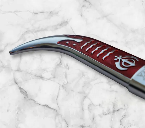 Red_&_Silver_Stylish_Shining_Look_Made_of_Fibre_Plastic_Body_with_Non_Sharp_Iron_Blade_(8_Inch)