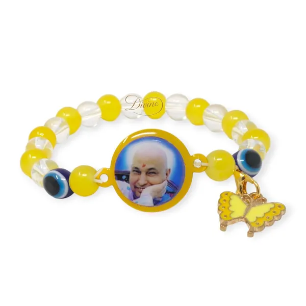 DIVINE_GURU_JI_Jai_Guru_Ji_Bracelet_with_Yellow_&_Crystal_Beads,_Evil_Eye_Protection_&_Butterfly_Charm_|_Spiritual_Divine_Wristband_for_Men_&_Women_|_Devotional_Gift_for_Faith_&_Meditation