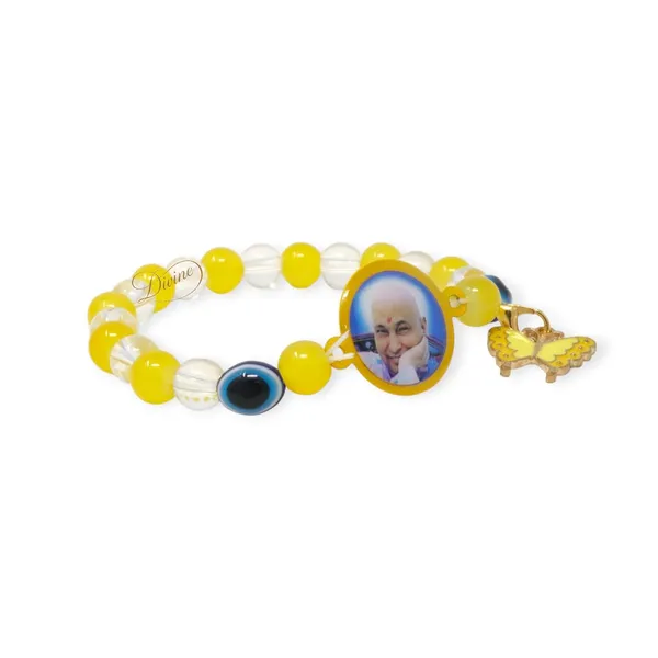 DIVINE_GURU_JI_Jai_Guru_Ji_Bracelet_with_Yellow_&_Crystal_Beads,_Evil_Eye_Protection_&_Butterfly_Charm_|_Spiritual_Divine_Wristband_for_Men_&_Women_|_Devotional_Gift_for_Faith_&_Meditation