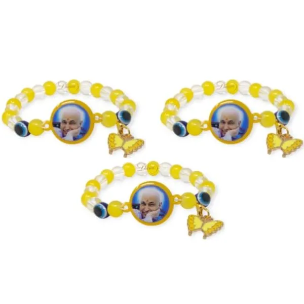DIVINE_GURU_JI_Jai_Guru_Ji_Bracelet_with_Yellow_&_Crystal_Beads,_Evil_Eye_Protection_&_Butterfly_Charm_|_Spiritual_Divine_Wristband_for_Men_&_Women_|_Devotional_Gift_for_Faith_&_Meditation