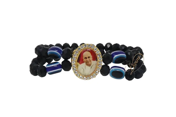 DIVINE_GURU_JI_Jai_Guru_Ji_Black_Beads_Bracelet_|_Jai_Guru_Ji_Bracelet_Swaroop_|_Handmade_Guru_Ji_Bracelets_with_Blessings_|_Spiritual_for_Men_Women_Ladies_|_Satsang_Return_Gift_Items_with_Guru_Ji_Photo