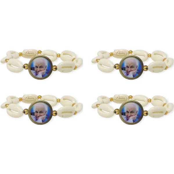 DIVINE_GURU_JI_Jai_Guru_Ji_Bracelet_with_Natural_Cowrie_Shells_&_Golden_Beads_|_Spiritual_Divine_Wristband_with_Guru_Ji_Photo_|_Unisex_Devotional_Gift_for_Faith_&_Meditation