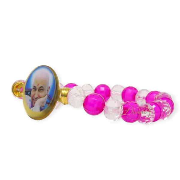DIVINE_GURU_JI_Jai_Guruji_Pink_Beads_Bracelet_|_Handmade_Spiritual_Bracelet_with_Guruji_Swaroop_|_Divine_Blessings_for_Women,_Meditation,_Satsang_&_Devotional_Gift