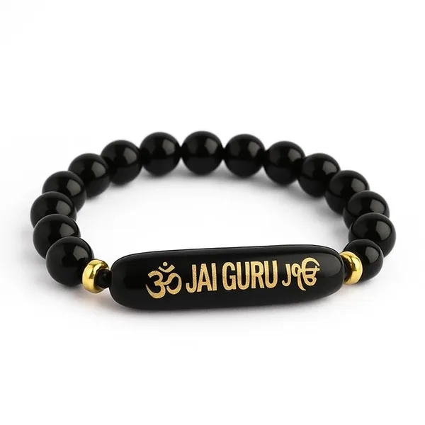 DIVINE_GURU_JI_Jai_Guru_Ji_Black_Beads_Kada_Bracelet_with_Golden_Engraved_Plate_|_Spiritual_Kada_for_Men_&_Women_|_Meditation,_Pooja_&_Devotional_Gift