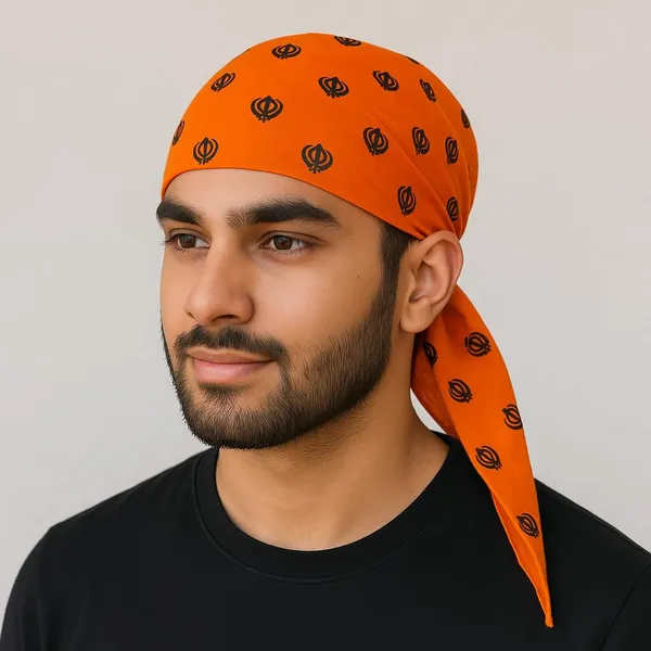 DIVINE_GURU_JI_Sikh_Patka_Khanda_Printed_Cotton_Adjustable_Patka_|_Bandana_Durag_Skull_Cap_for_Men_&_Women_|_Comfortable_Turban_Under_Cap_Headwear