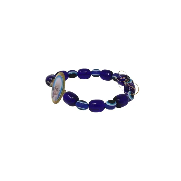 DIVINE_GURU_JI_Jai_guru_Ji_Blue_Bead_Bracelet_|_Evil_Eye_Spiritual_Kada_with_Guru_Ji_Blessings_|_Protective_Devotional_Wristband_for_Men_&_Women_|_Prayer,_Meditation_&_Bhakti_Gift