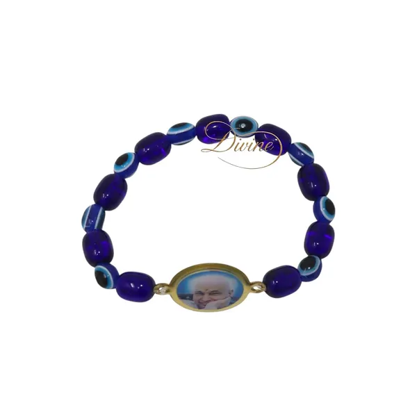 DIVINE_GURU_JI_Jai_guru_Ji_Blue_Bead_Bracelet_|_Evil_Eye_Spiritual_Kada_with_Guru_Ji_Blessings_|_Protective_Devotional_Wristband_for_Men_&_Women_|_Prayer,_Meditation_&_Bhakti_Gift
