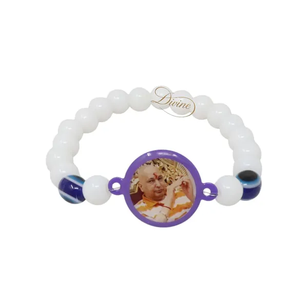 DIVINE_GURU_JI_Jai_Guru_Ji_Swaroop_White_Bead_Bracelet_|_Spiritual_Kada_with_Evil_Eye_Beads_|_Devotional_Wristband_for_Men_&_Women_|_Prayer,_Meditation_&_Bhakti_Gift