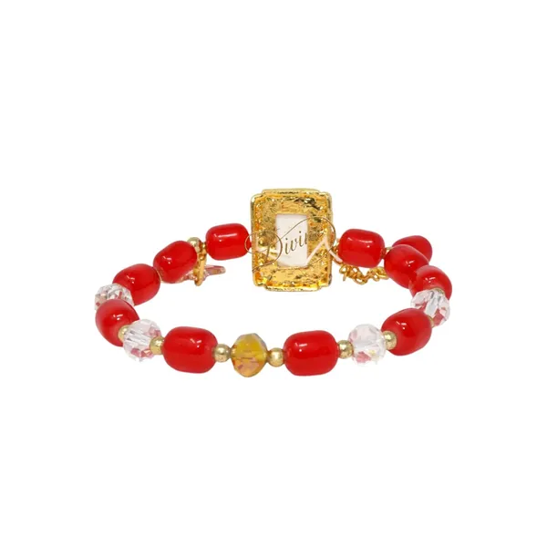 DIVINE_GURU_JI_Jai_Guru_Ji_Swaroop_Red_Bead_Bracelet_|_Spiritual_Kada_with_Crystal_Frame_&_Butterfly_Charm_|_Devotional_Wristband_for_Men_&_Women_|_Prayer,_Meditation_&_Bhakti_Gift