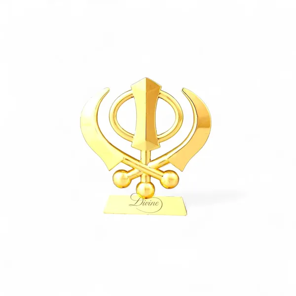Divine_GURU_JI_Sikh_Religious_Symbol_Khanda_Sahib_&_Ek_Onkar_Idol_(6x5cm)_|_Golden_Decorative_Statue_for_Gurudwara,_Car_Dashboard,_Mandir,_Pooja_Room_&_Home_Decor_Showpiece_Combo