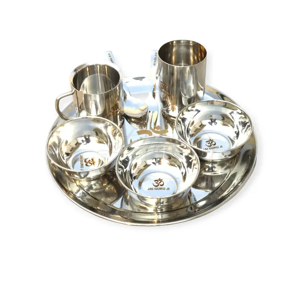 Divine_GURU_JI_Jai_Guru_Ji_Stainless_Steel_Round_Thali_Dinner_Set_|_Big_Size_Plate_Set_with_1_Thali,_2_Glass,_2_Spoon_&_3_Katori_|_Devotional_Dining_Set_for_Home_&_Gift