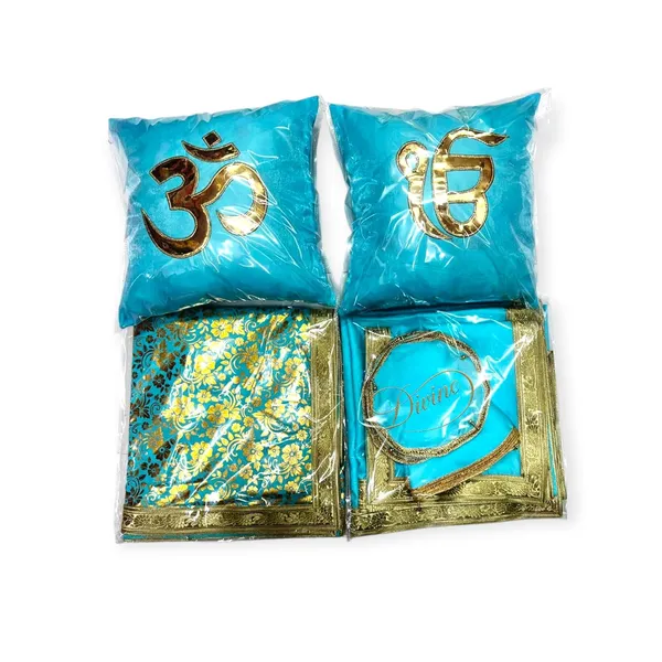 Divine_GURU_JI_Jai_Guru_Ji_Chola_Set_with_Guruji_Blessings_Print_|_Decorative_Cushion_Covers_&_Divine_Rumala_for_Pooja,_Mandir,_Spiritual_Gifts_&_Religious_Decor_–_14_Piece_Set_(Sky_Blue)