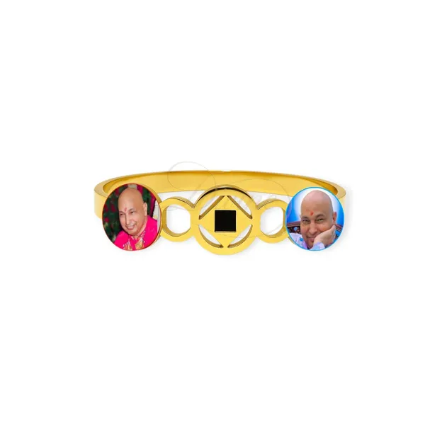 DIVINE_GURU_JI_guruji_Kada_Anti-Tarnish_|_Golden_Polished_Stainless_Steel_Kada_with_Dual_Guru_Ji_Photos_|_Spiritual_Bangle_for_Men_&_Women