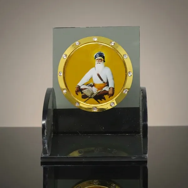 Shukrana_Baba_Deep_Singh_Ji_Blessings_Wooden_Photo_Frame_with_Unbreakable_Acrylic_Sheet_|_Religious_Acrylic_Showpiece_Figurine_for_Car_Dashboard,_Home_&_Office_Décor