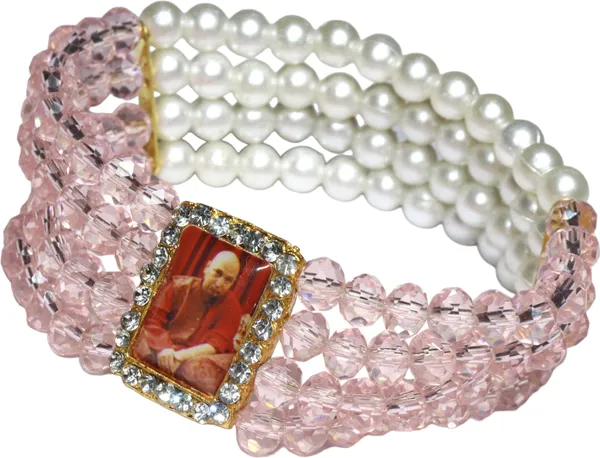 Guruji_Swaroop_Bracelets_Stone_With_Guruji_Bracelets_Guruji_Bracelet_Swaroop_Blessing_(Pink_&_White)