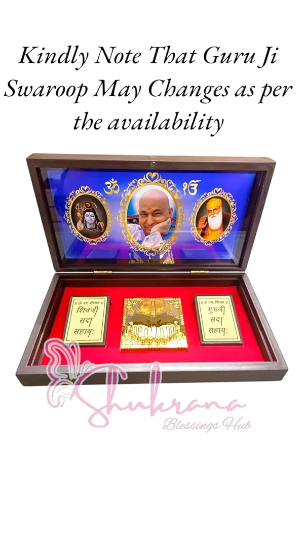 Shukrana_Blessings_Guru_Ji_Charan_Swaroop_Box_|_Wooden_Gold-Plated_Guruji_Devotional_Charan_Paduka_|_Prayer_Box_with_Mahadev_&_Waheguru